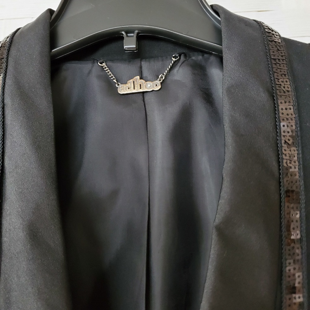 Black Sequin Blazer - Picture 4 of 7